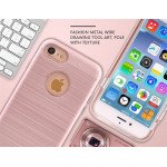 Wholesale iPhone 7 Hard Armor Hybrid Case (Silver)